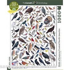 New York Puzzle Company Cornell Lab Birds of Eastern Central North America 1000 Piece Jigsaw Puzzle B0791G9LVG